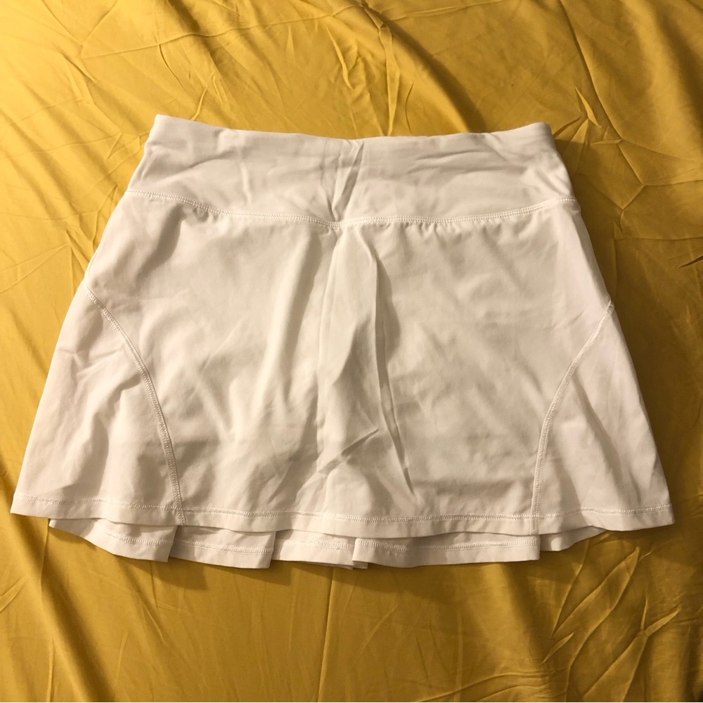 Lululemon Golf Pleated Tennis Skirt White Small 4 - Picture 5 of 7